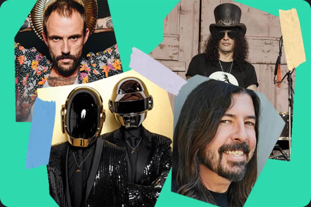 10 Must-Read Music News from February 2024 featuring Dave Grohl, Slash, Idles, Daft Punk and many more.
