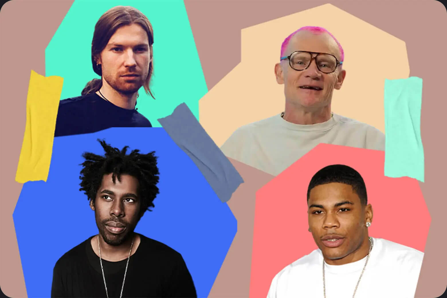 10 Must-Read Music News from August 2024 featuring Aphex Twin, Flying Lotus, Nelly and Flea