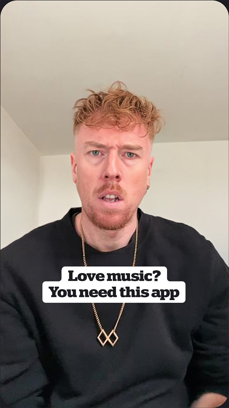 Micro-influencer sharing Playlo experience on TikTok