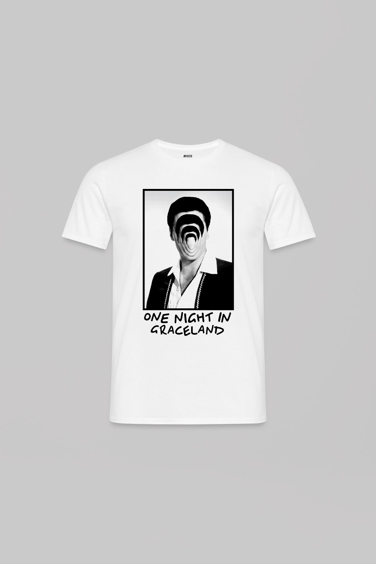 Elvis on Acid White T-Shirt 4