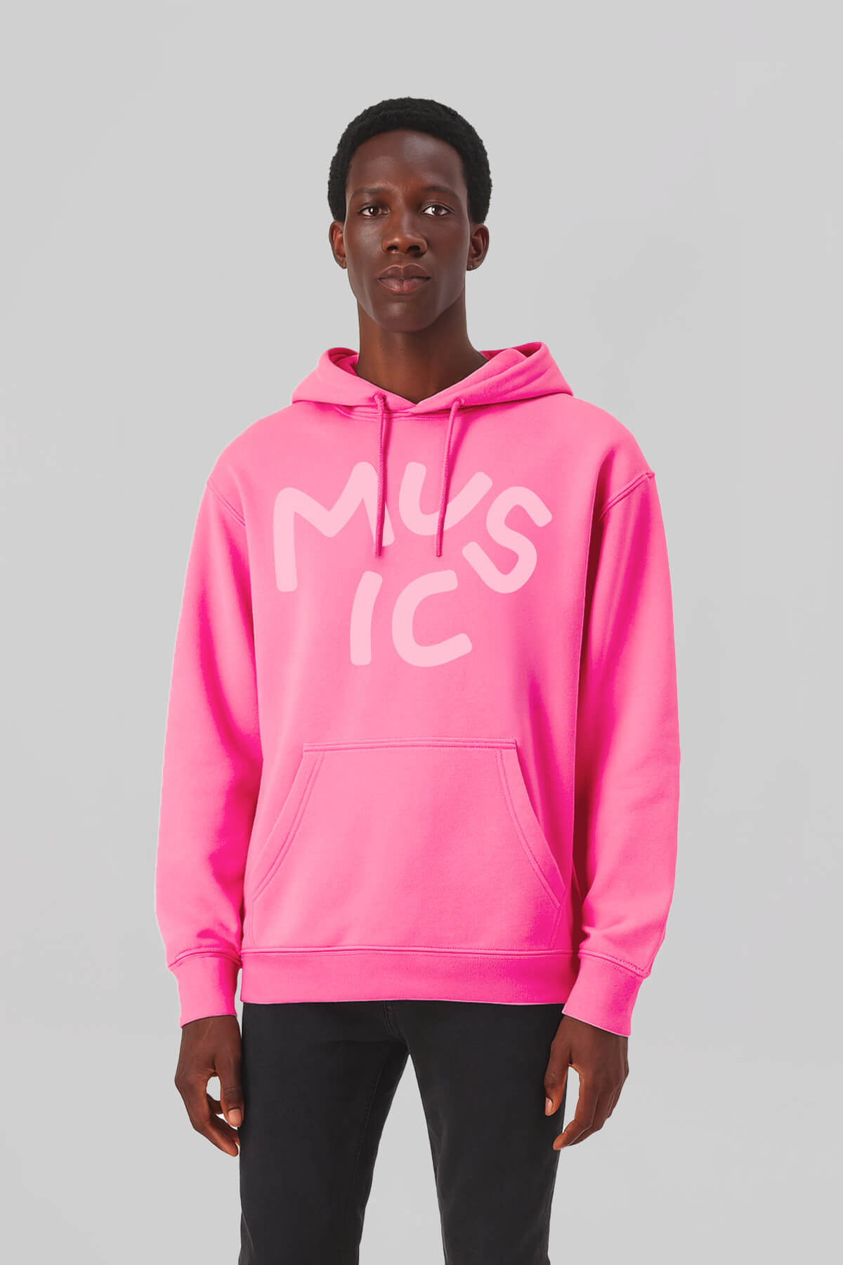 Music Pink Hoodie 3