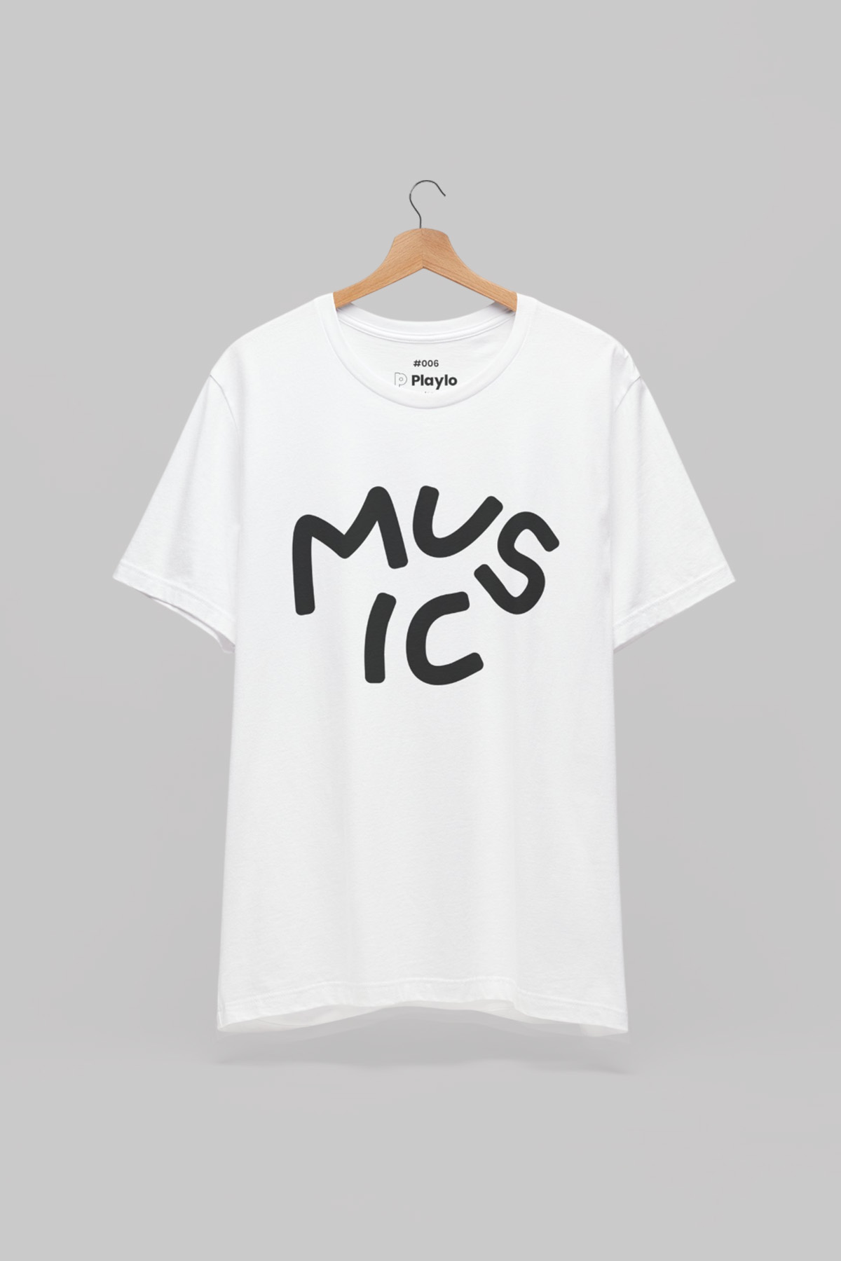 Music White T-Shirt 1