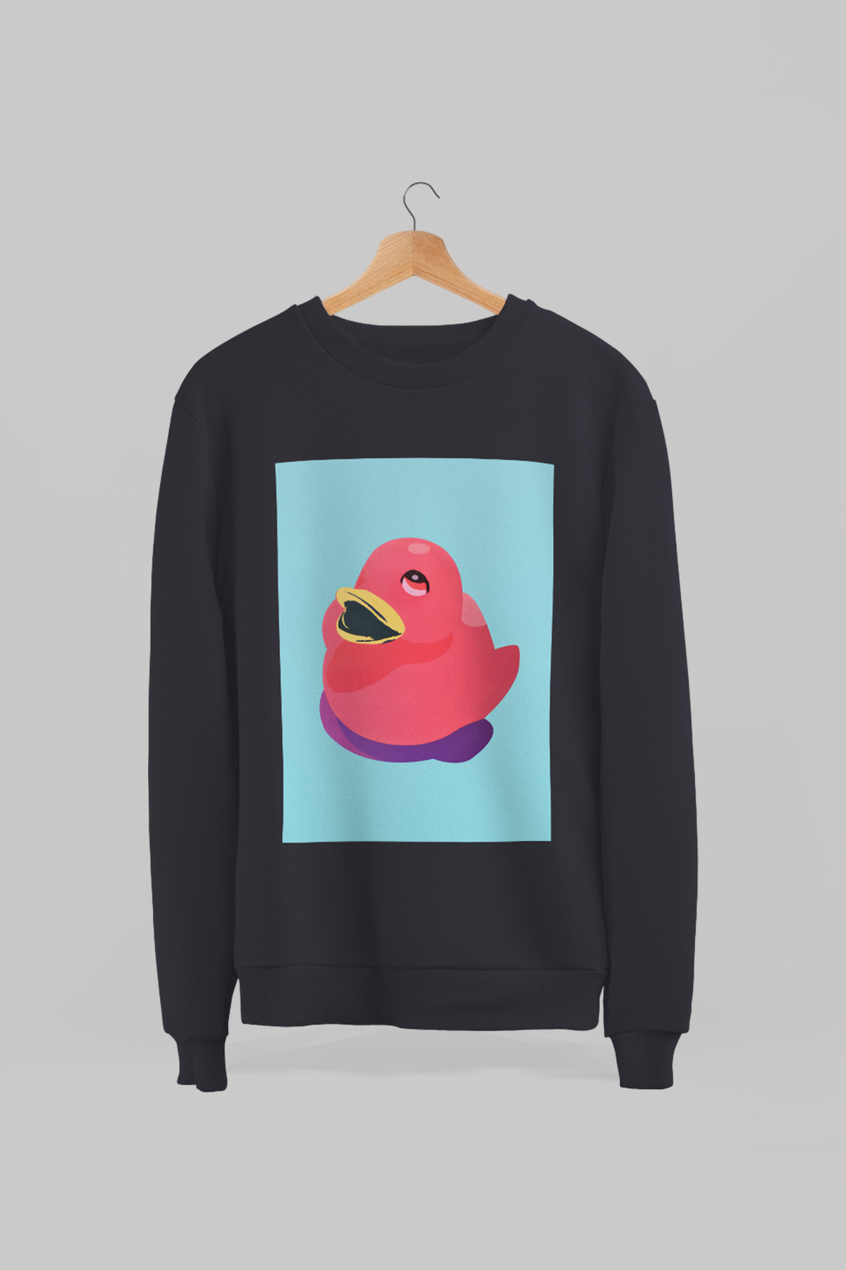 Rubber Duck Black Sweatshirt 1