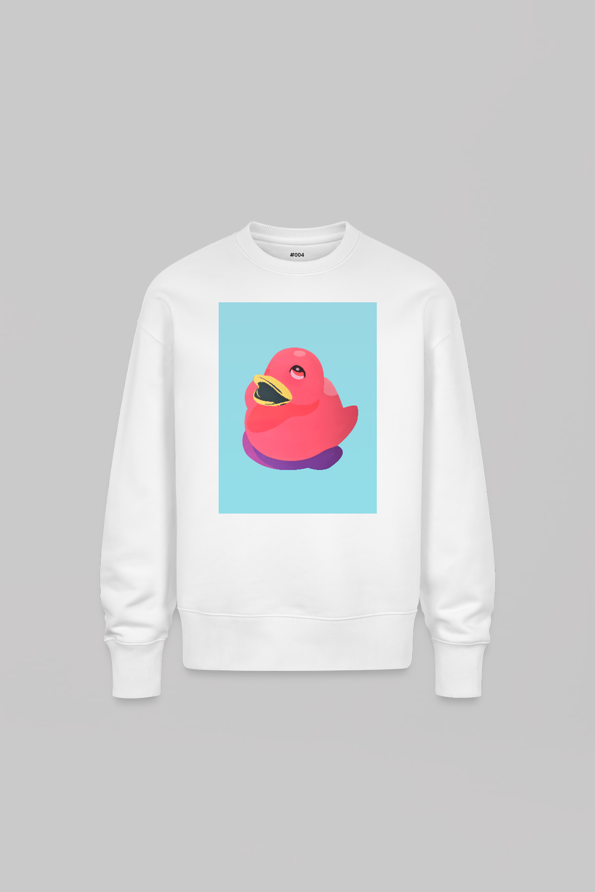 Rubber Duck White Sweatshirt 4