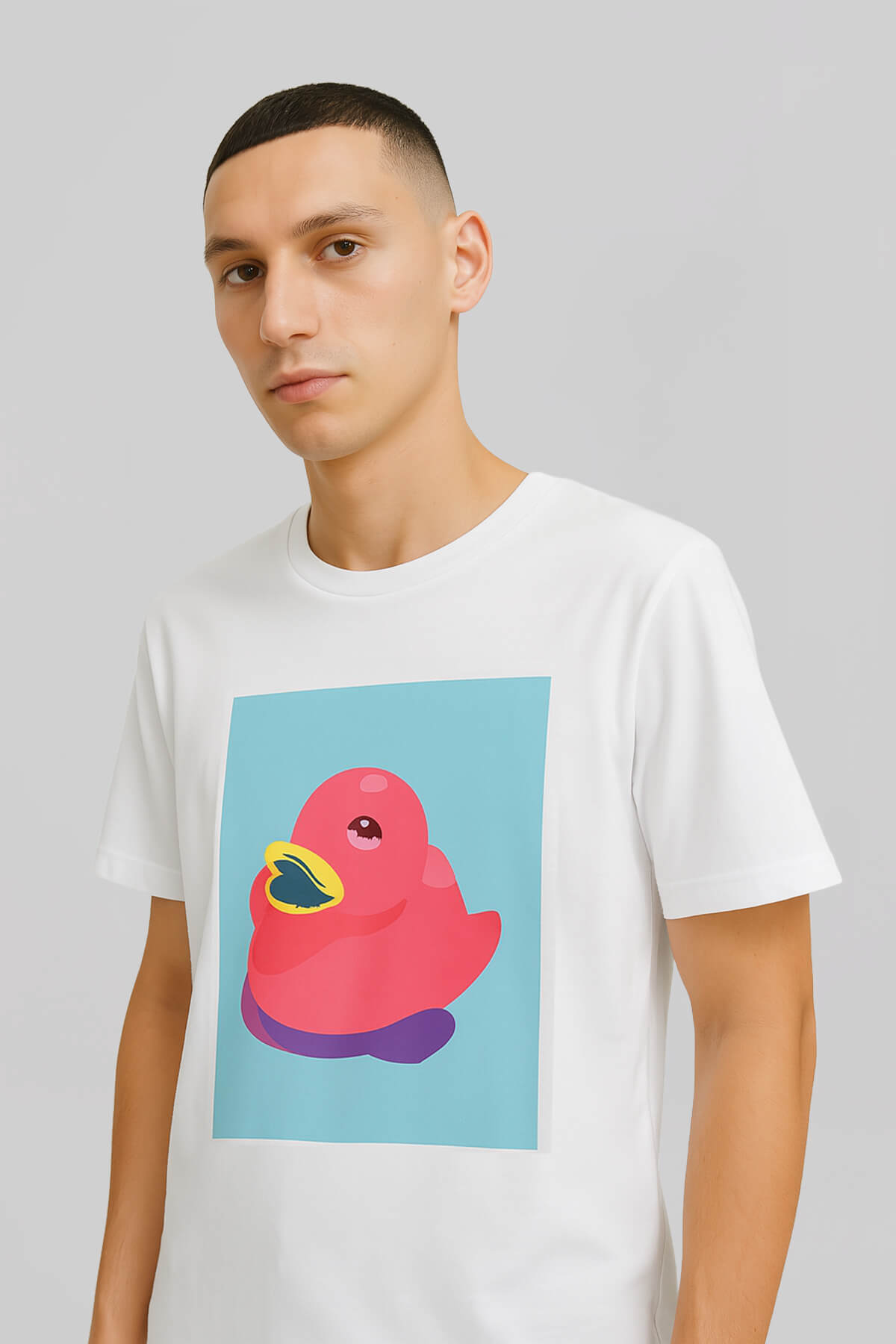 Rubber Duck White T-Shirt 2