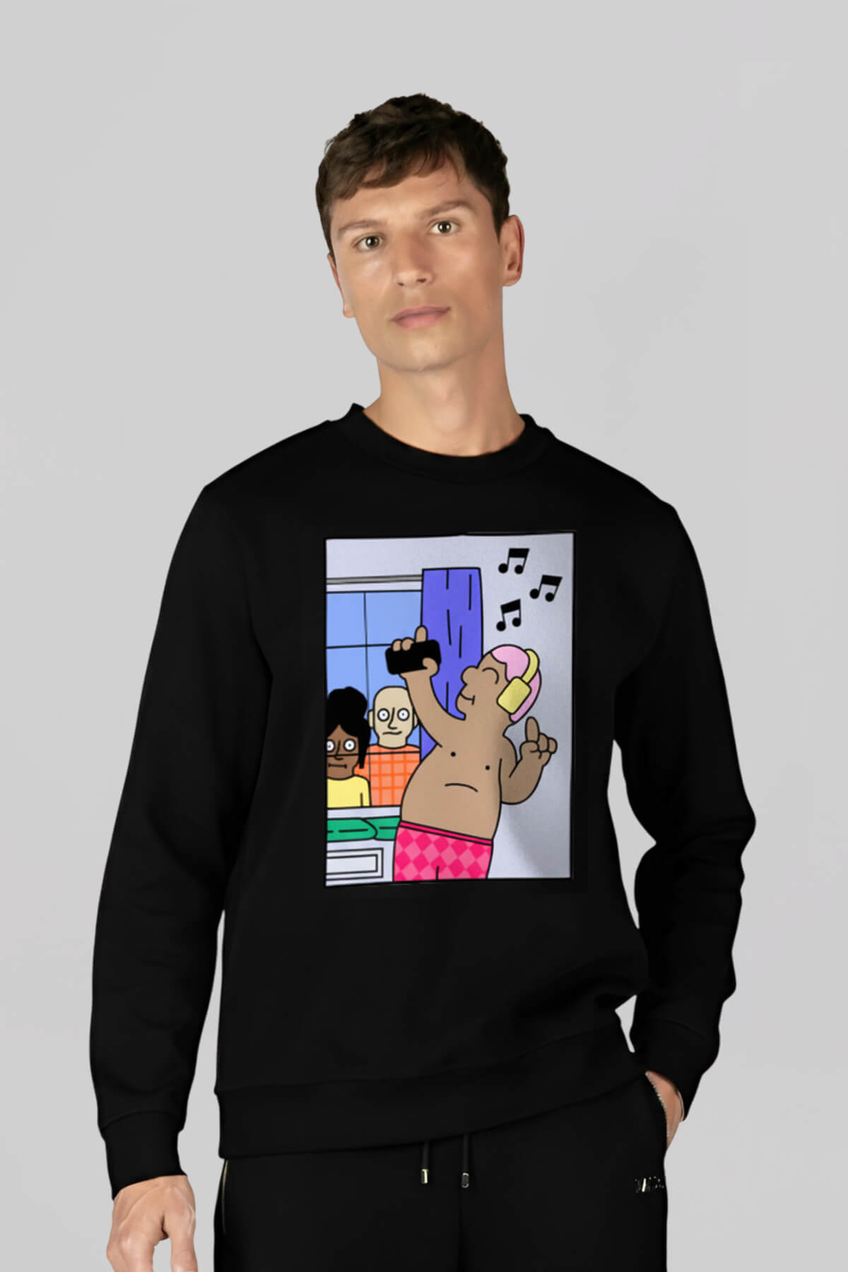 Solo Dance Black Sweatshirt 3