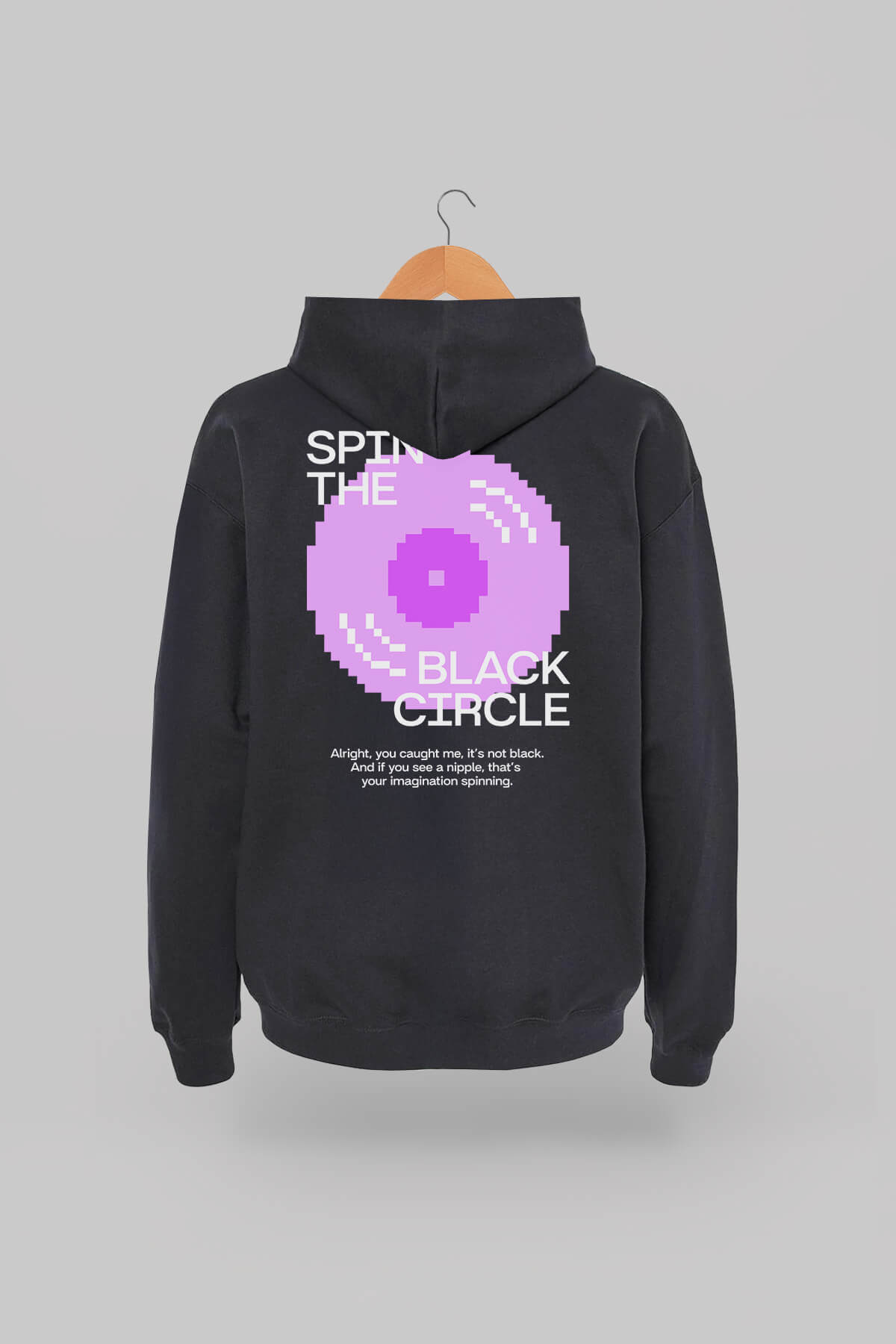 Spin The Black Circle Black Hoodie 1