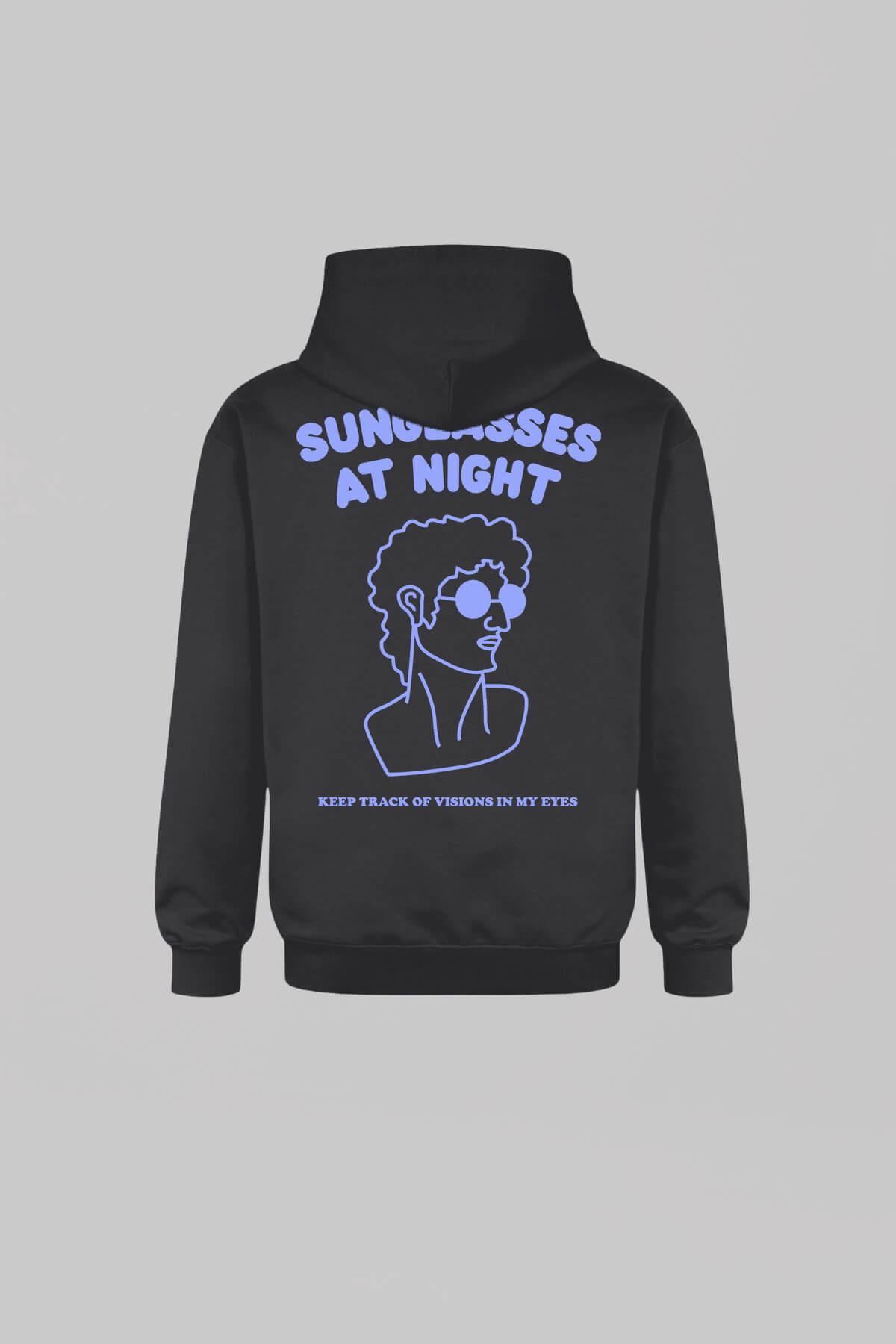 Sunglasses At Night Black Hoodie 4