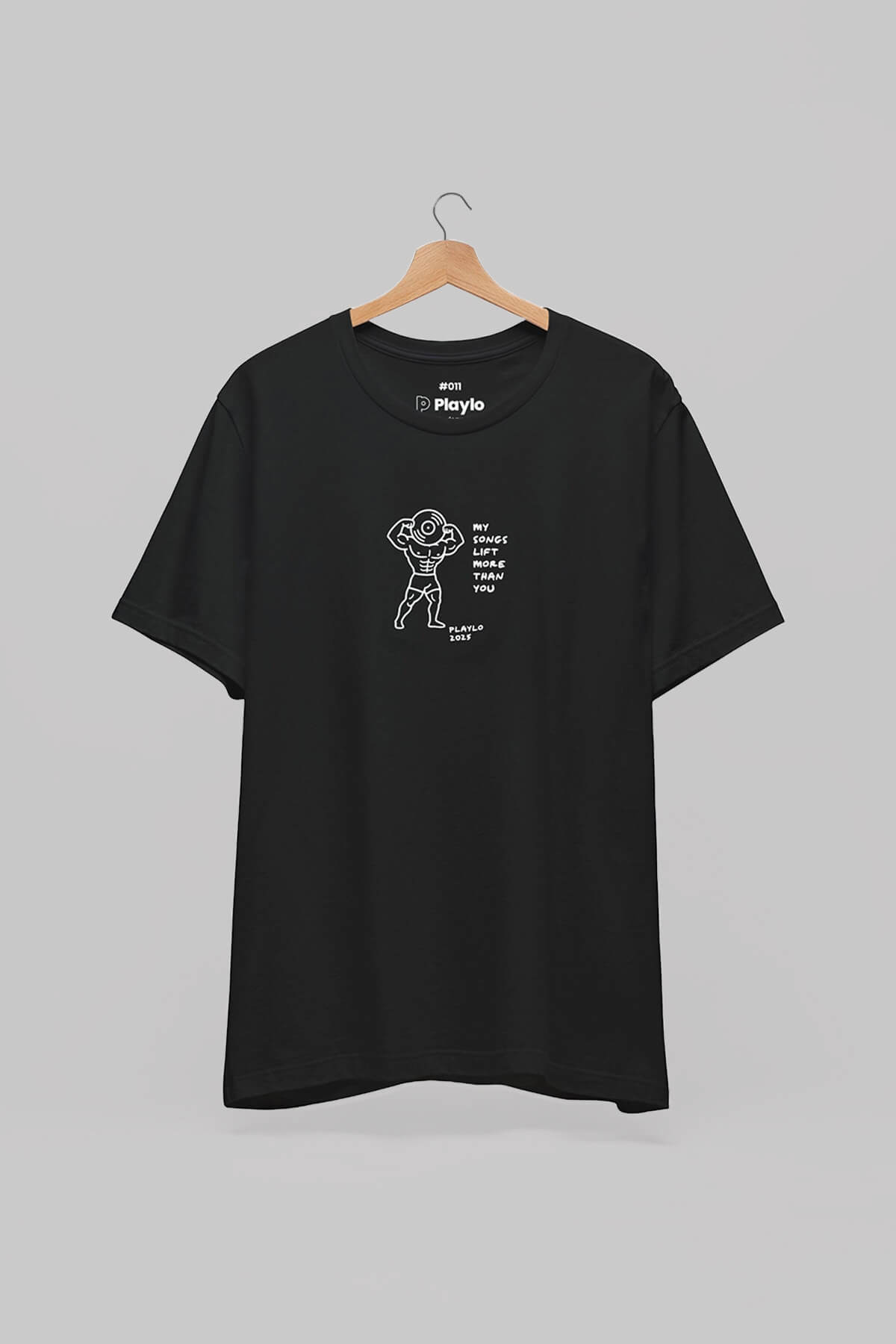 Vinyl Power Black T-Shirt 1