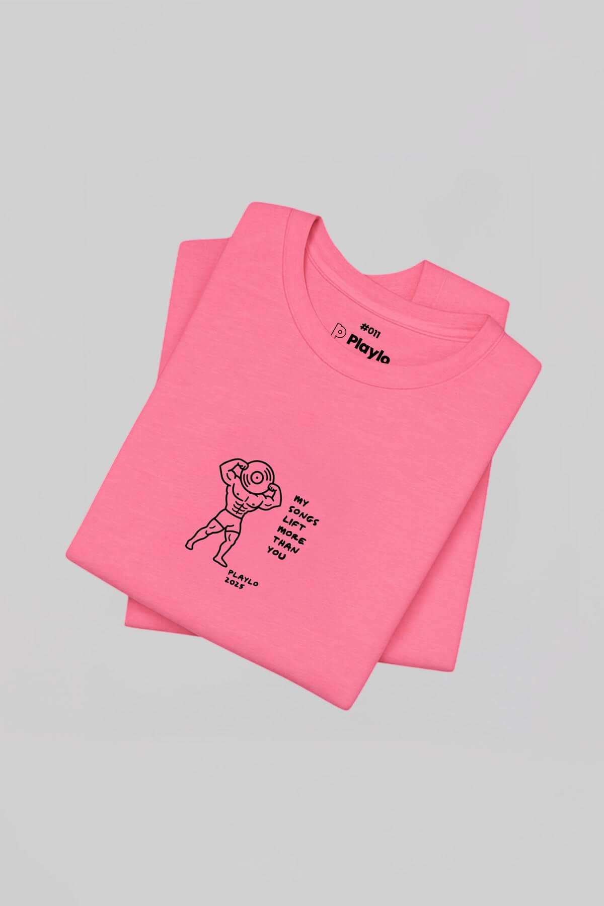 Vinyl Power Heather Pink T-Shirt 6