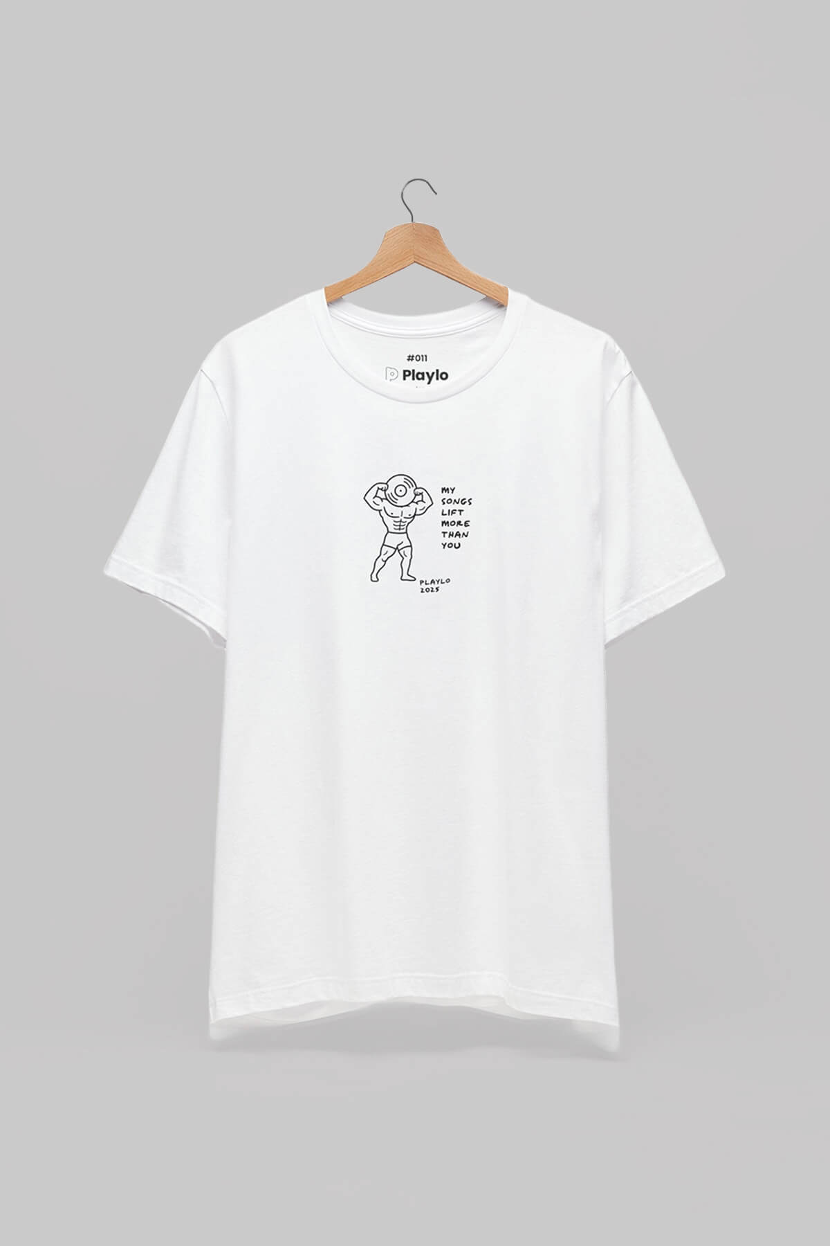 Vinyl Power White T-Shirt 1