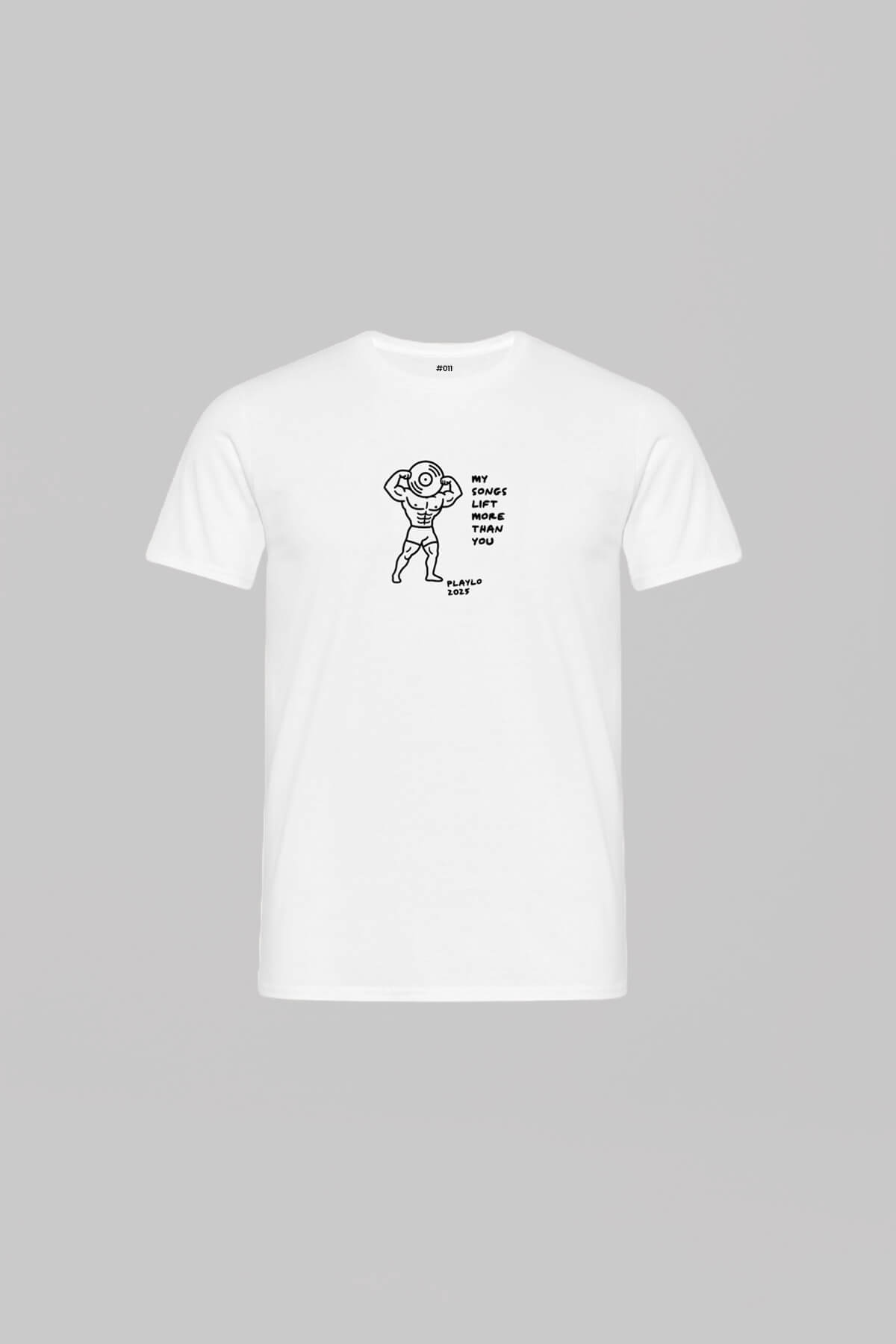 Vinyl Power White T-Shirt 4