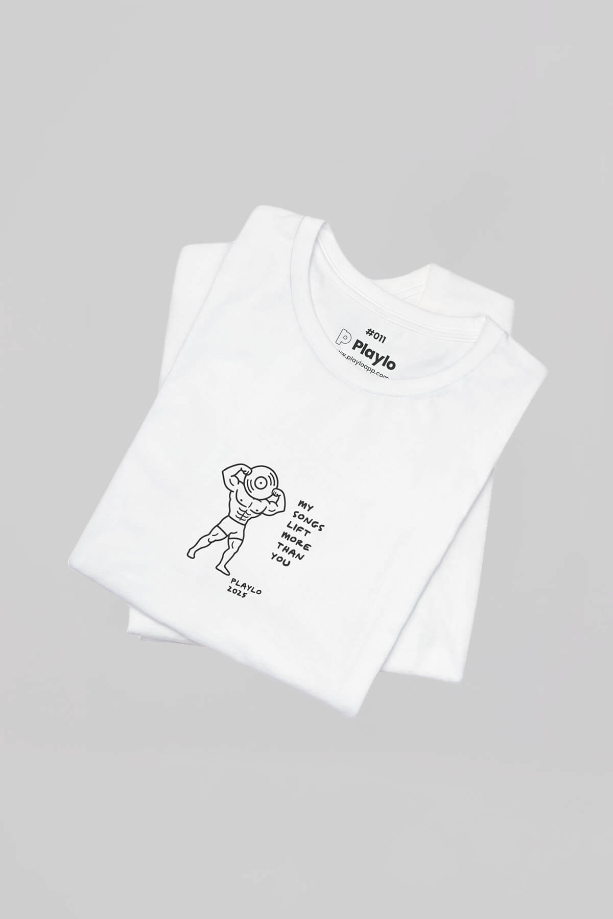 Vinyl Power White T-Shirt 6