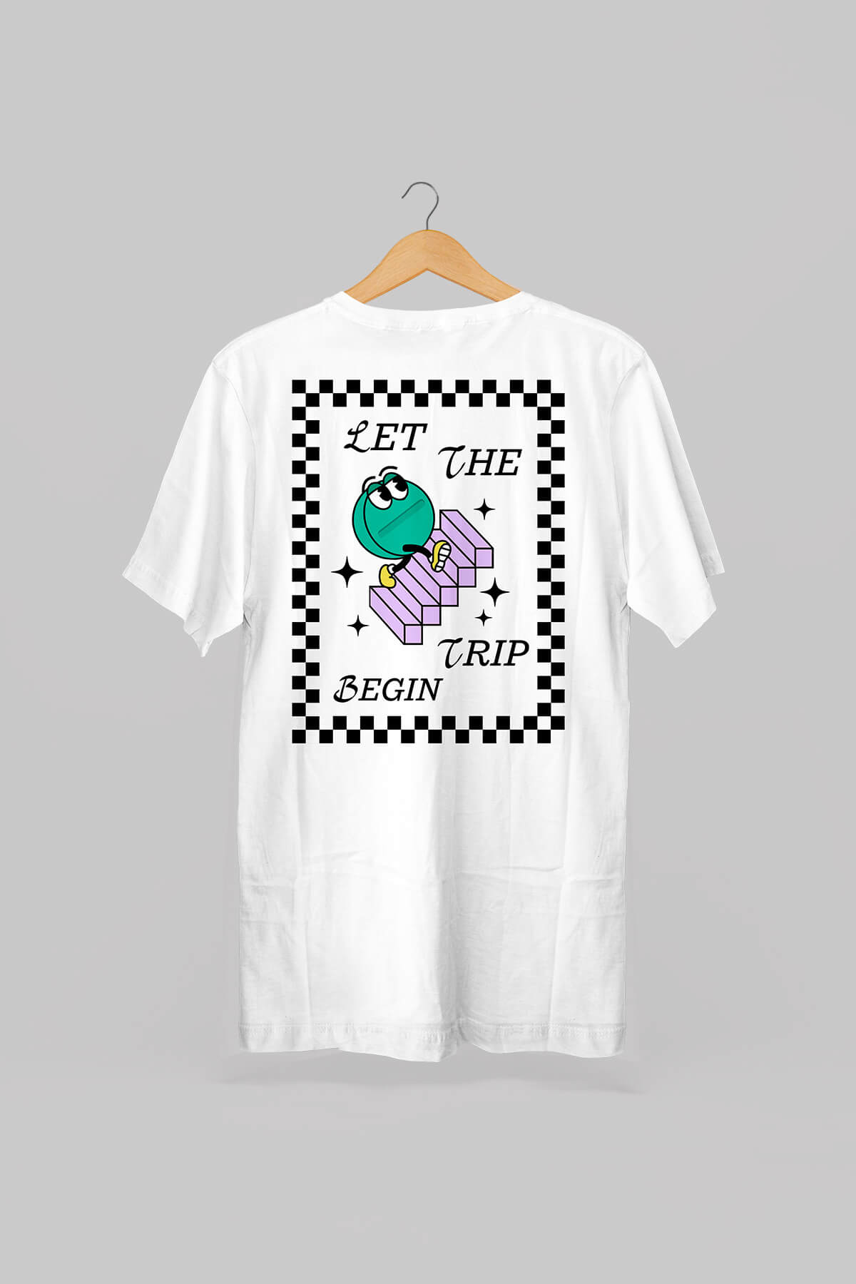 Trippy White T-Shirt 1