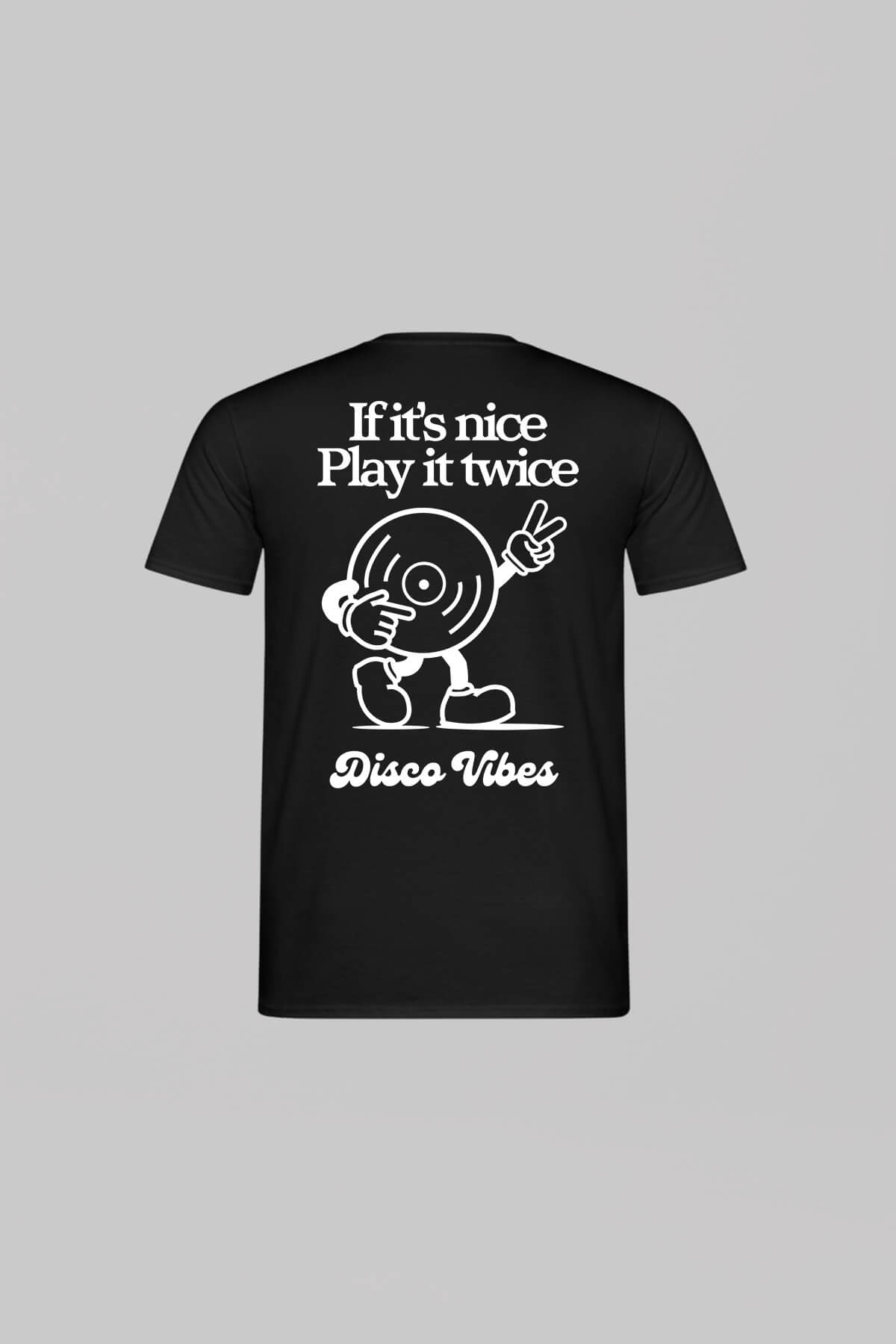 Disco Vibes Black T-Shirt 4