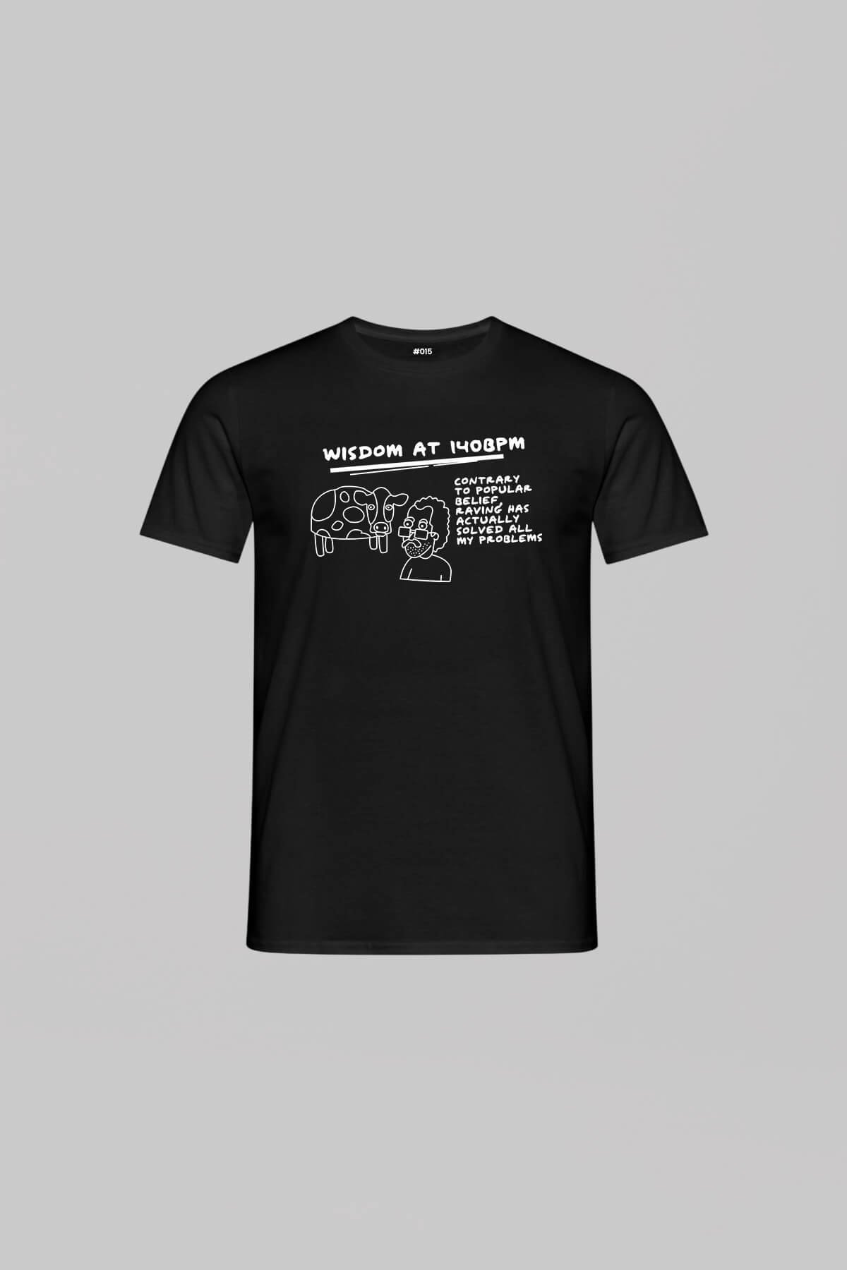 Raving Wisdom Black T-Shirt 4