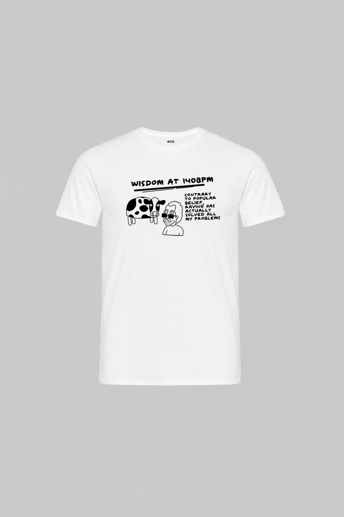Raving Wisdom White T-Shirt 4