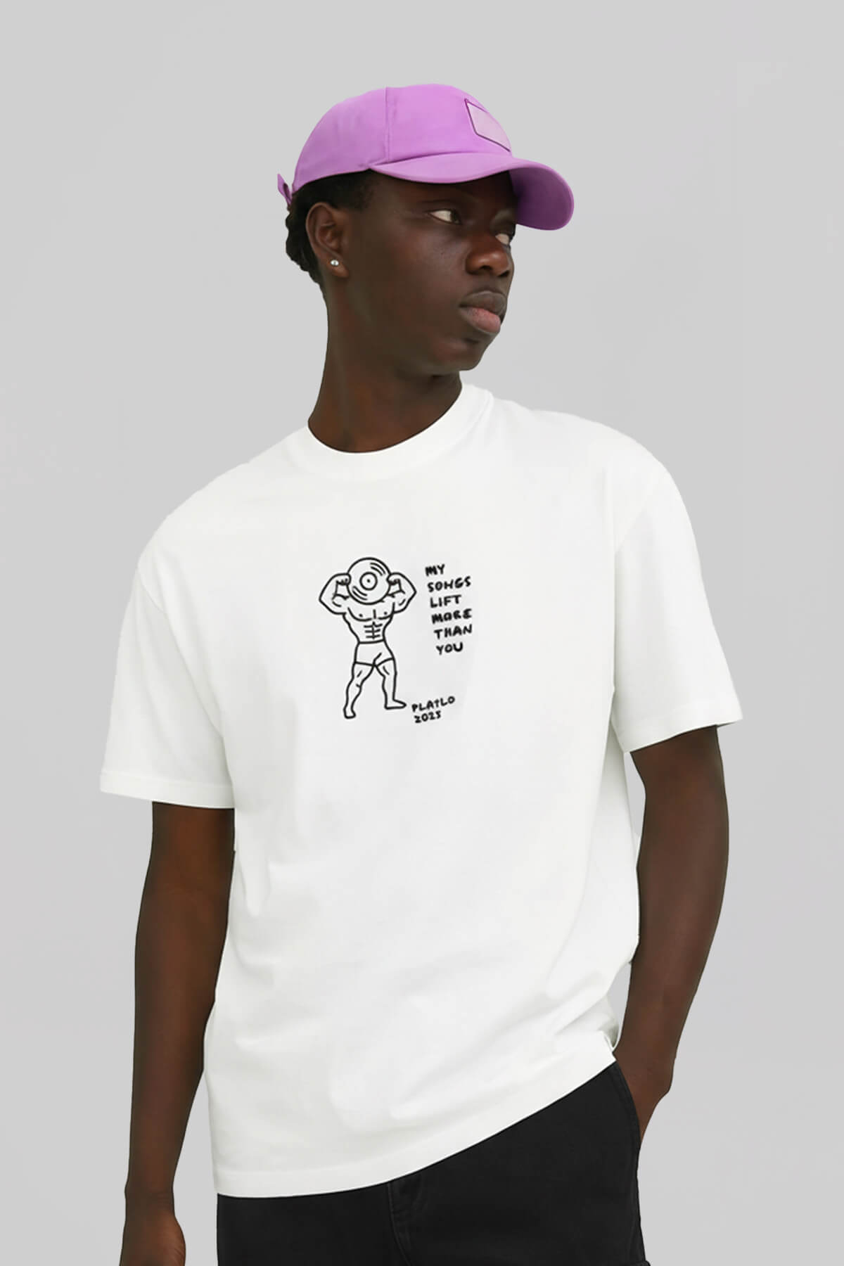 Vinyl Power T-Shirt White 2