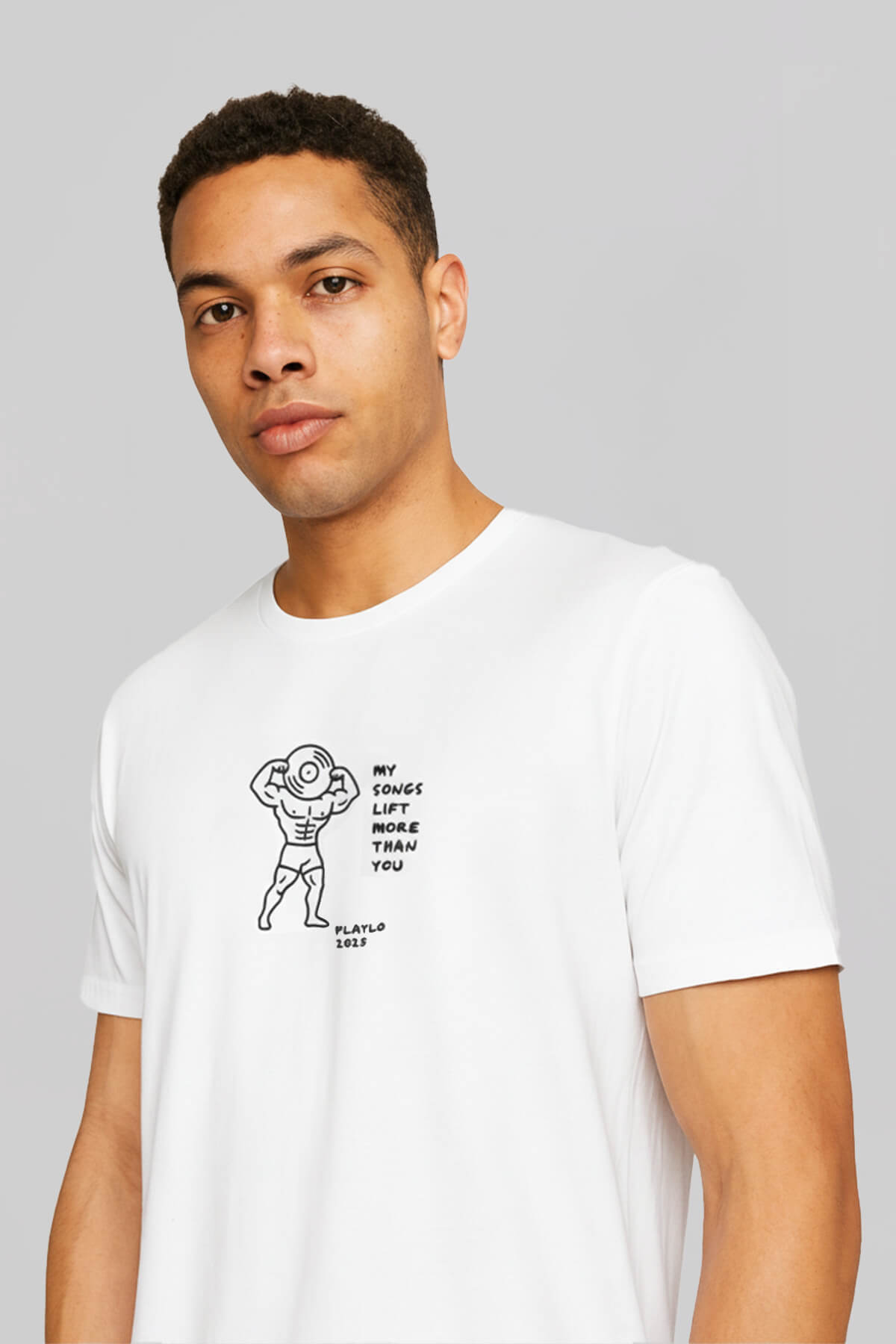 Vinyl Power T-Shirt White 3