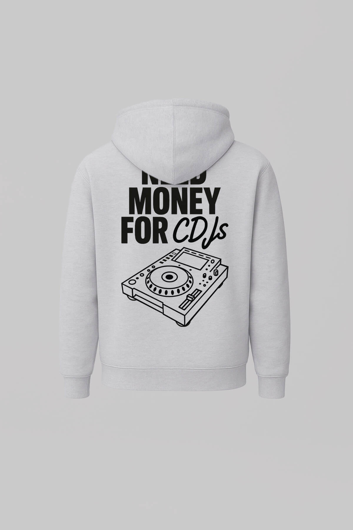 Need Money Light Grey Hoodie 4