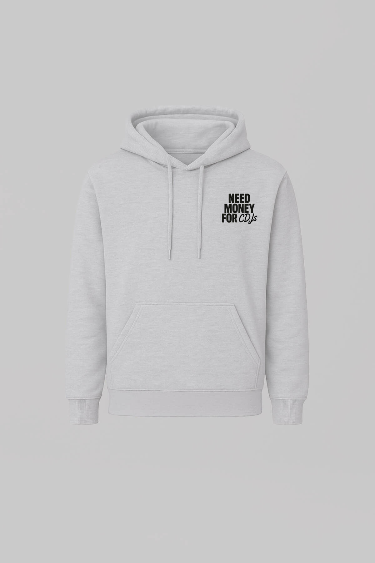 Need Money Light Grey Hoodie 5