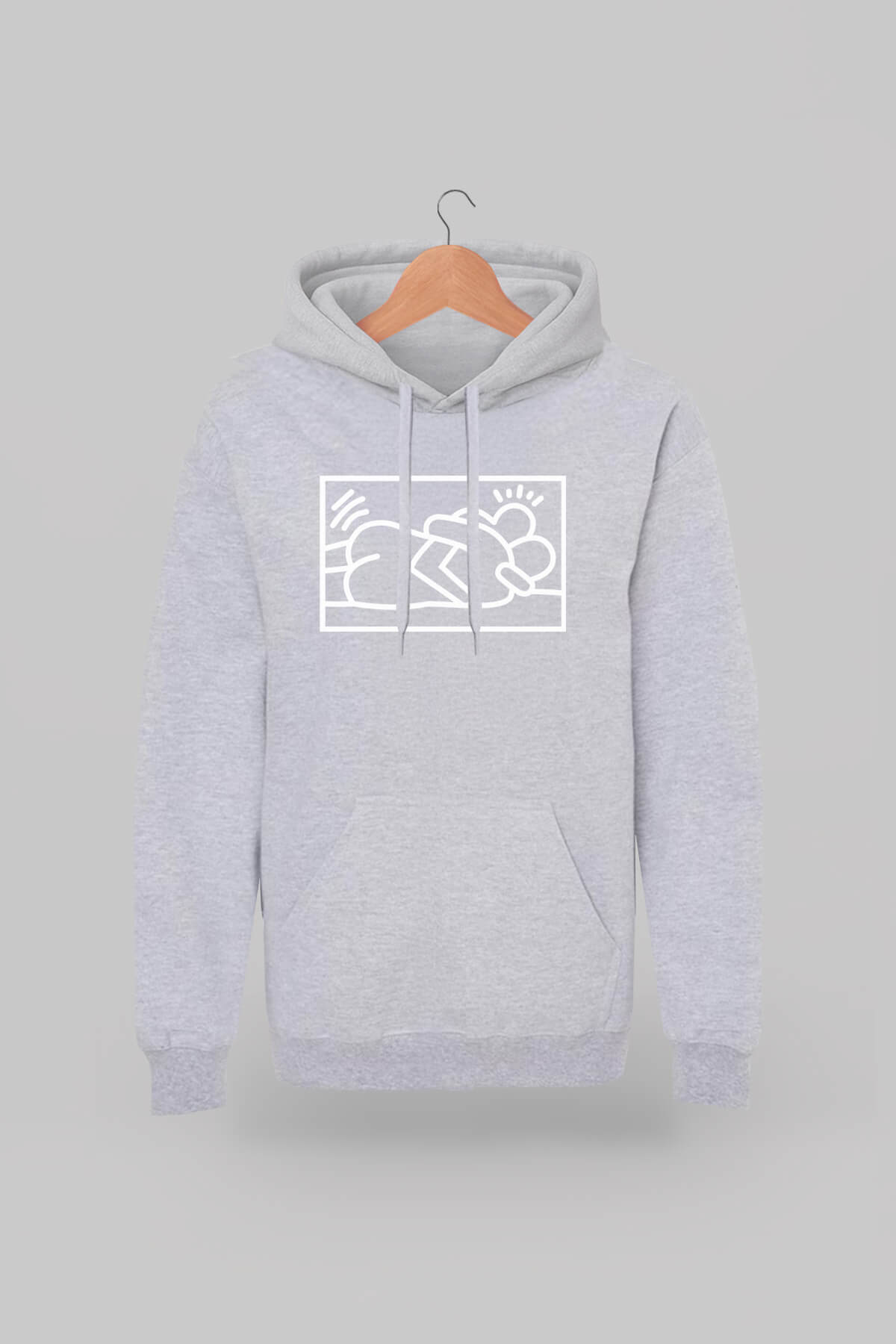 Sex On The Beach Light Grey Hoodie 1