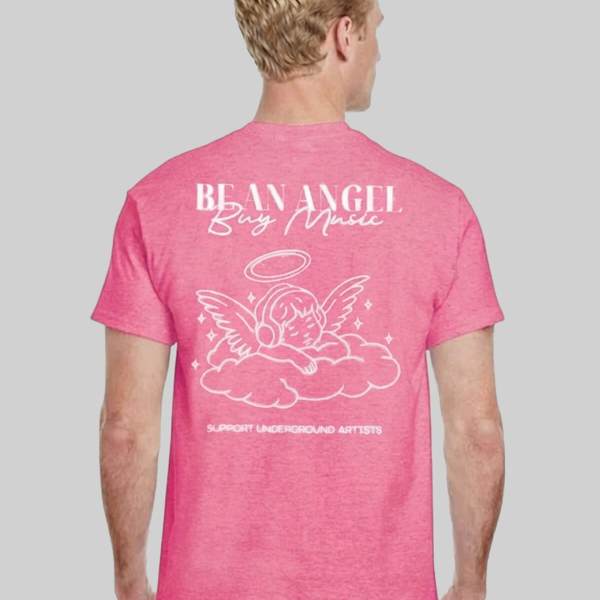 Be An Angel Heather Pink T-Shirt 2