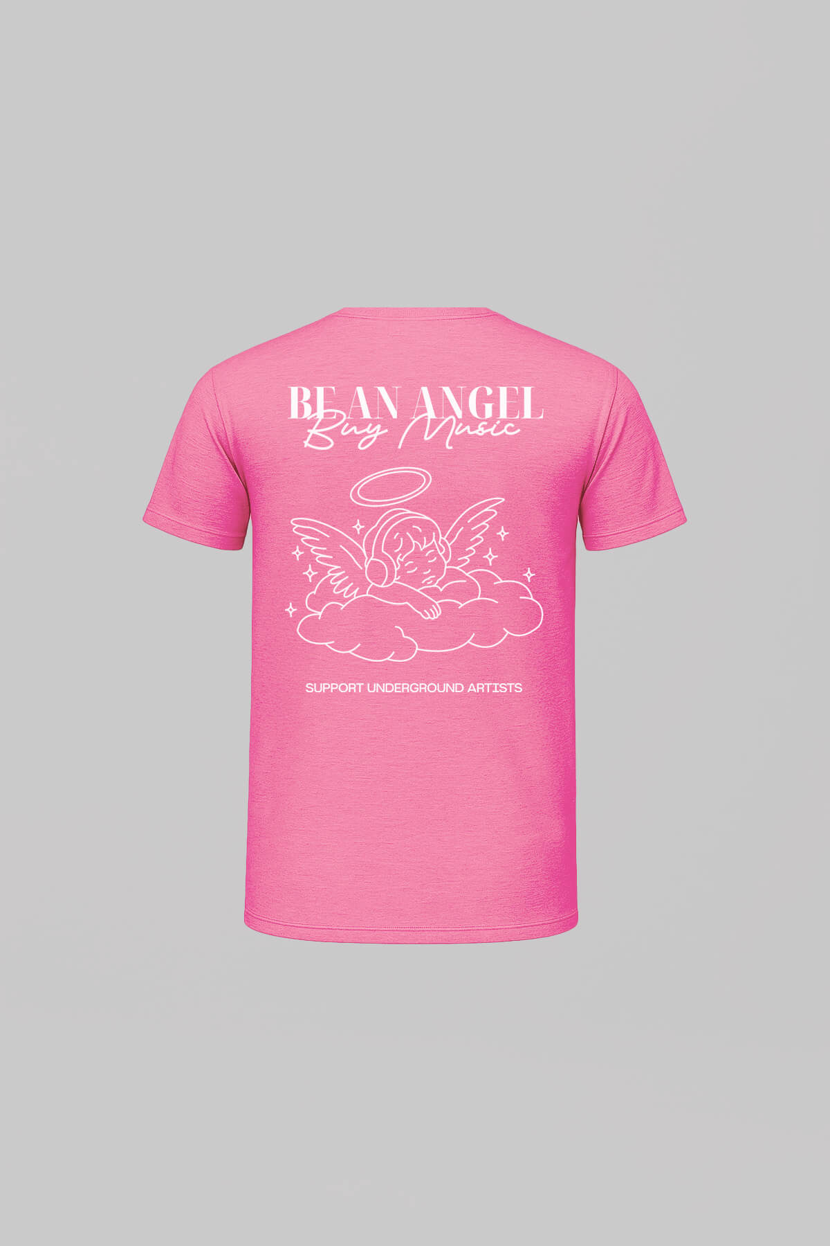 Be An Angel Heather Pink T-Shirt 4