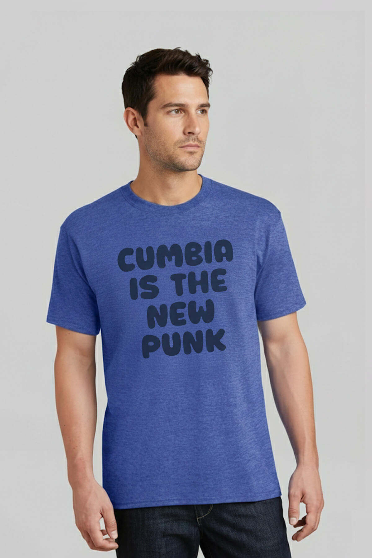 Cumbia Heather Blue T-Shirt 3
