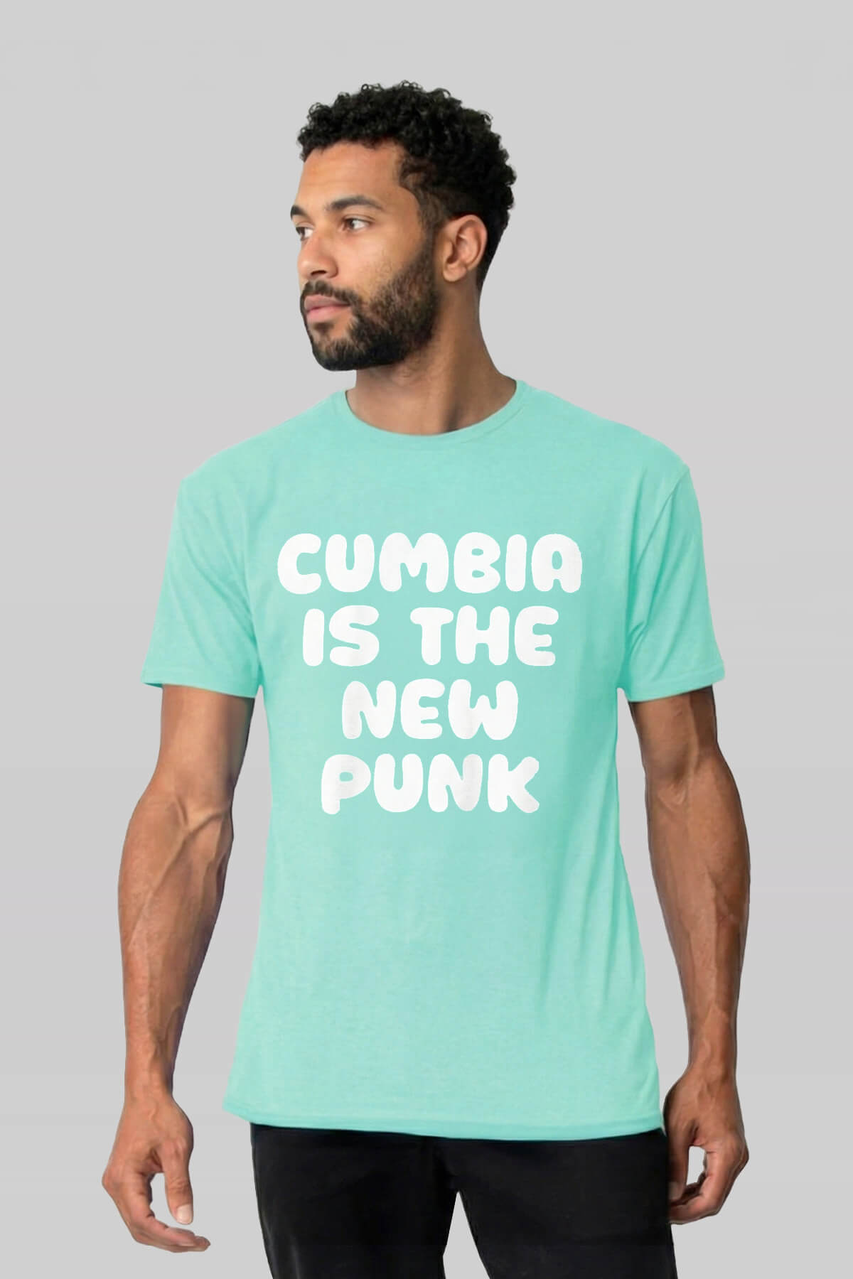 Cumbia Heather Green T-Shirt 3