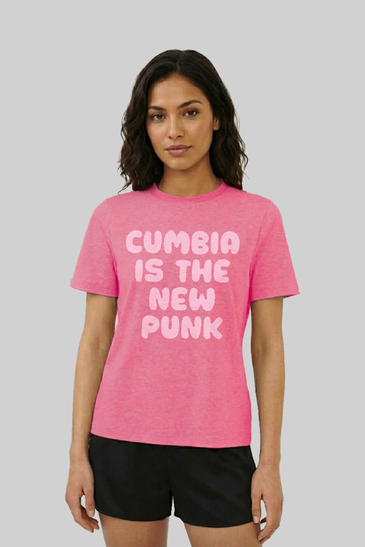 Cumbia Heather Pink T-Shirt 2