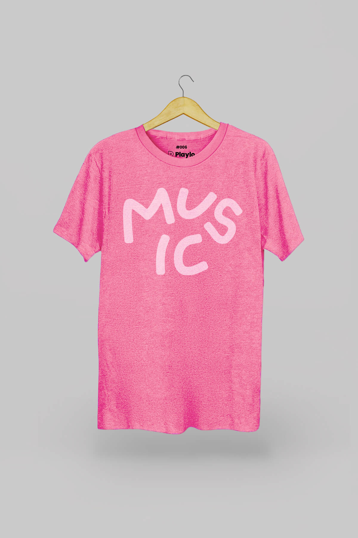 Music Heather Pink T-Shirt 1