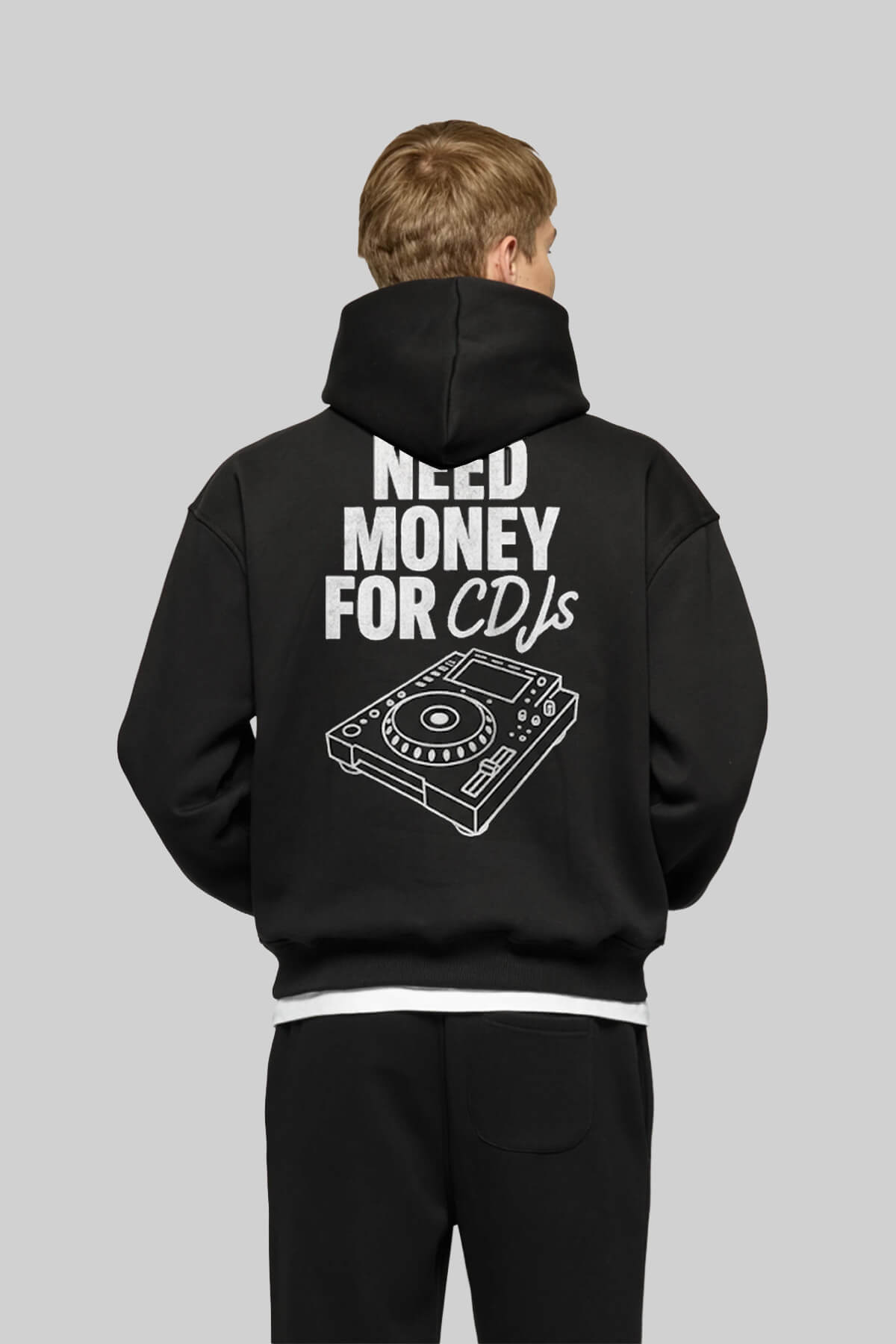 Need Money Black Hoodie 2