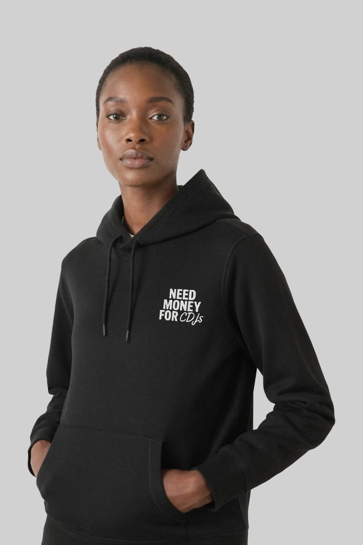 Need Money Black Hoodie 3