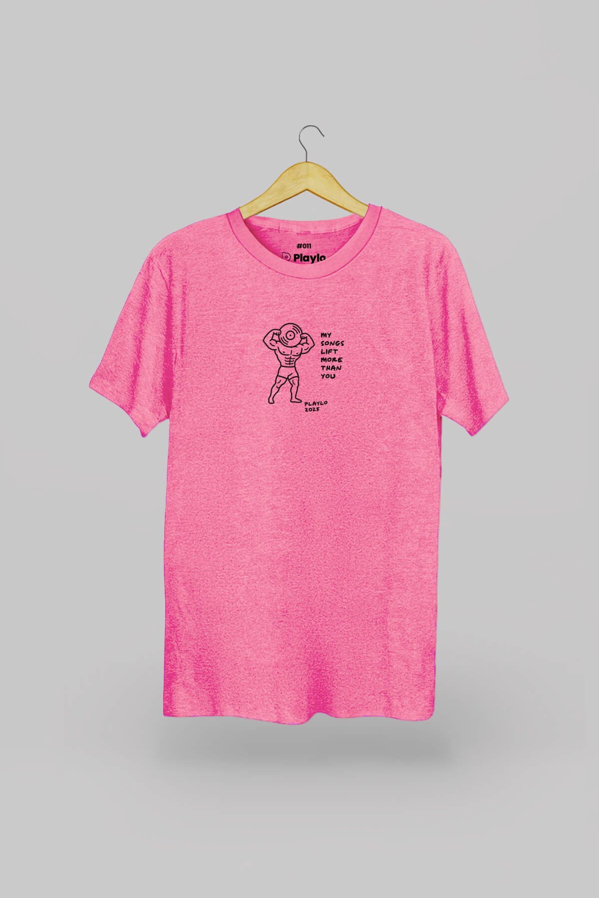 Vinyl Power Heather Pink T-Shirt 1