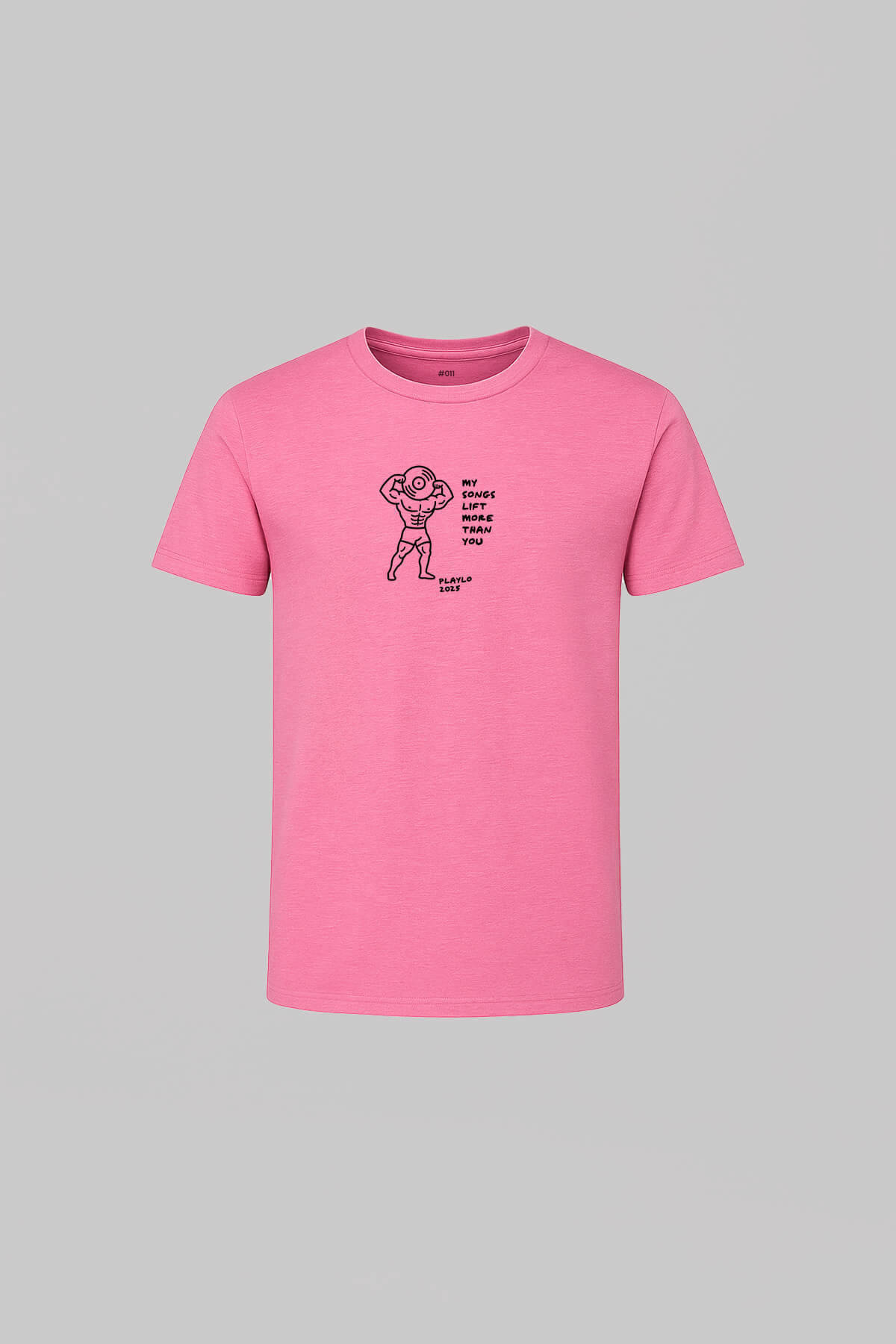 Vinyl Power Heather Pink T-Shirt 4