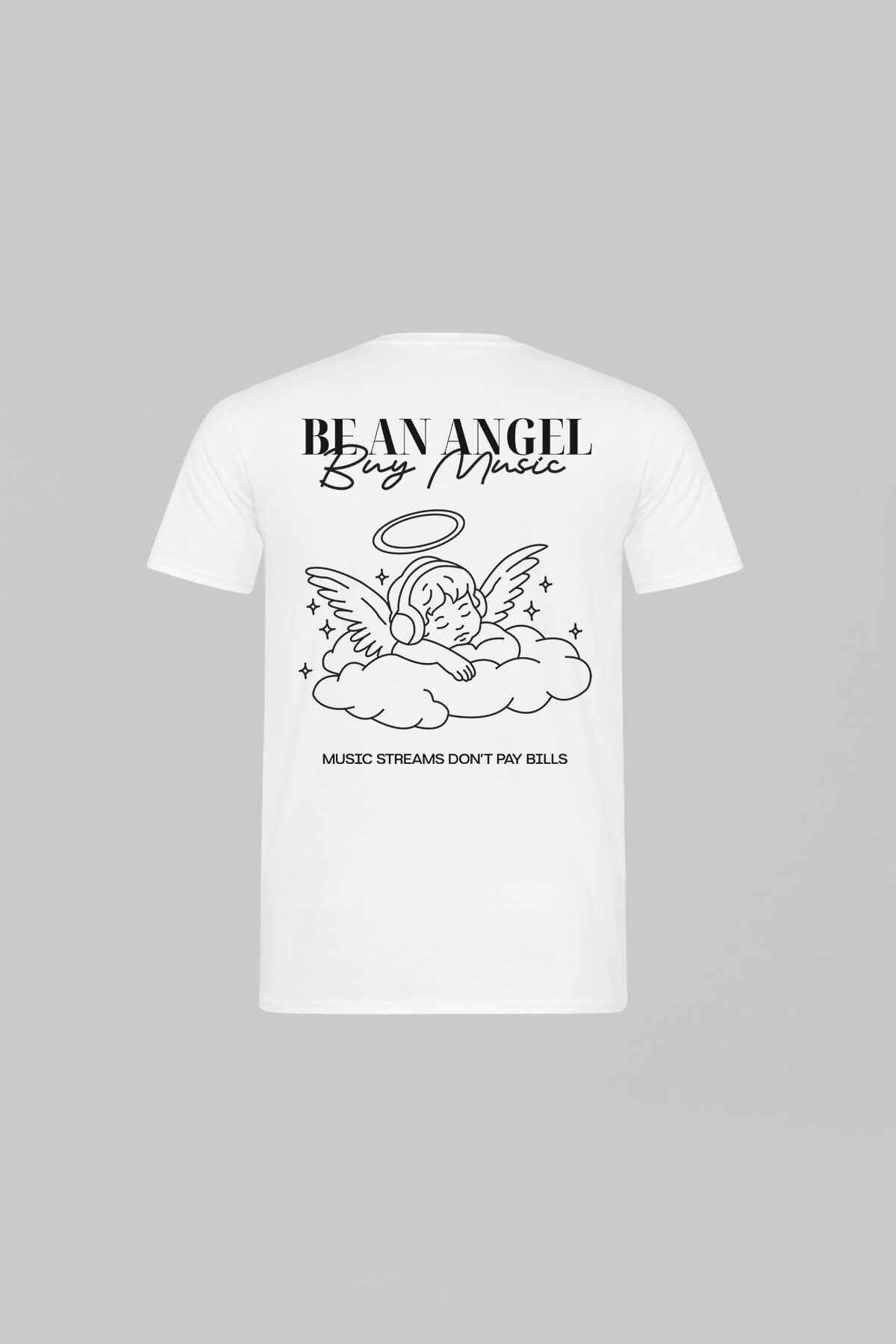 Be An Angel White Oversized T-shirt 4